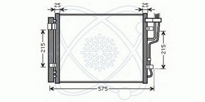 ELECTRO AUTO 30y0028 -  Конденсатор, кондиционер
